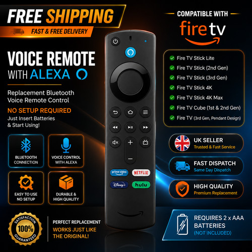 Remote control replacement - control, for